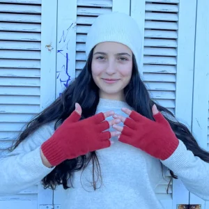 GORRO PUNTP FINO, TEÑIDO TINTES NATURALES, BLANCO