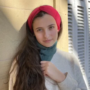 Cuello Turbante de Seda – Teñido con Rubia tinctorum