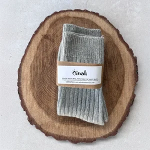 calcetines canale fino gris