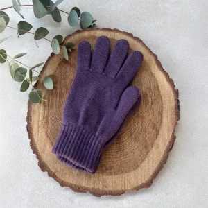 Guantes de Lana Para Hombre – Color Morado