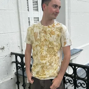Camiseta unisex de algodón orgánico – Estampación botánica