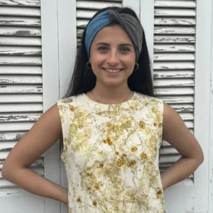 Camiseta sin mangas   Estampado con Flores Silvestres